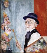 James Ensor My Portrait with Masks oil painting reproduction